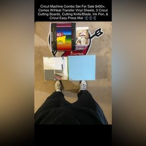 Cricut Machine Combo Set.